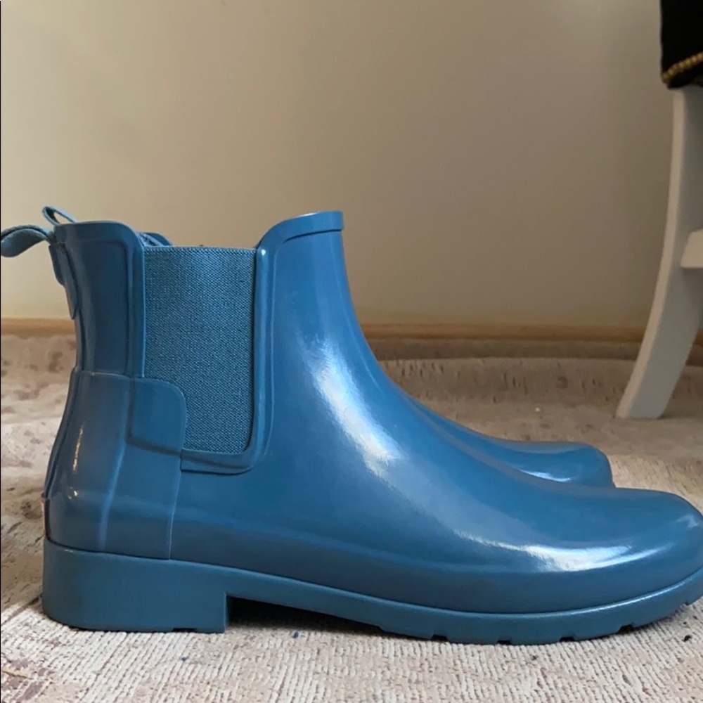 Hunter Chelsea boots in Blue